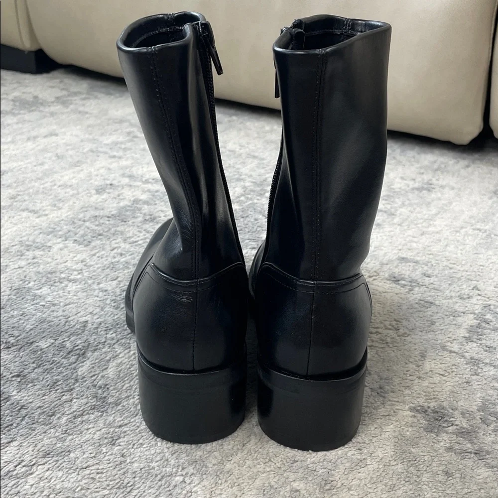 New Jeffrey Campbell Liverpool 2 Platform Ankle Boot Bootie Black Sz 5